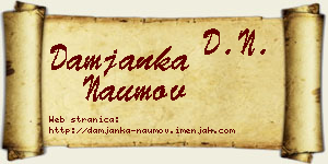 Damjanka Naumov vizit kartica